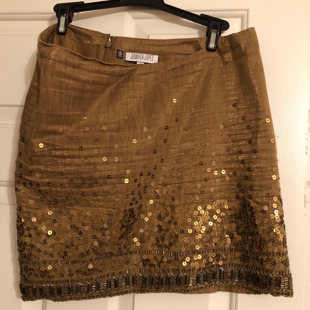 Sequins Jennifer Lopez Skirt